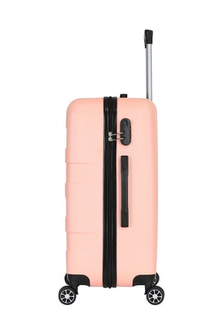 Mala de grande volume Tropic (L) - Preto, rosa e prateado