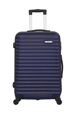 Conjunto de 3 malas Classiq (S/M/L) - Preto, azul e prateado