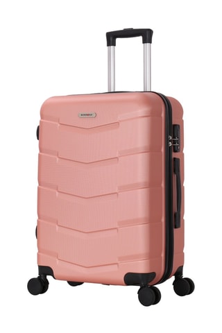 Conjunto de 3 malas - Dourado-rosa - 55/66/75 cm - Rosa