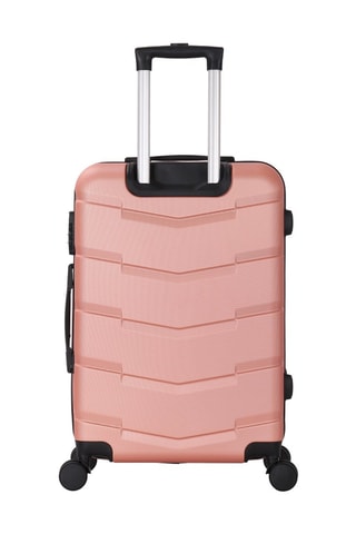 Conjunto de 3 malas - Dourado-rosa - 55/66/75 cm - Rosa