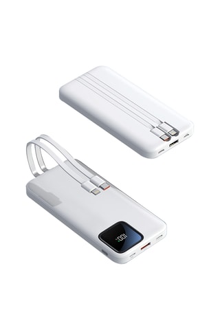 Bateria externa Powerbank 20000 mAh - Smartphones e tablets - Branco