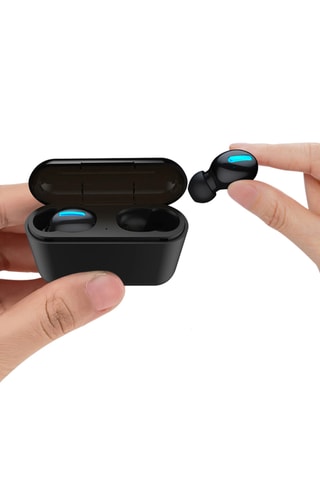 Auriculares sem fios binaurais - Cinzento