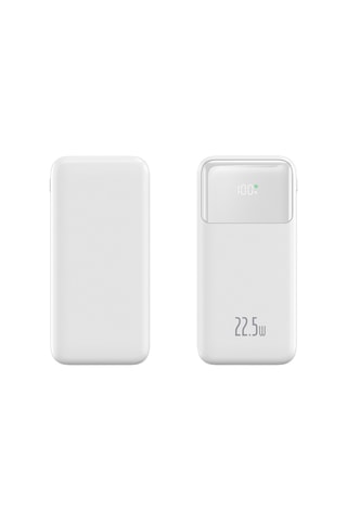 Bateria externa Power Bank 10000 mAh - Dispositivos digitais - Branco