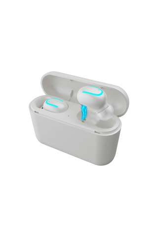 Auriculares sem fios binaurais - Cinzento