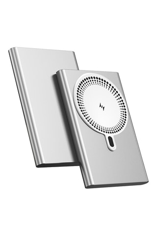 Bateria externa 5000 mAh - Prateado