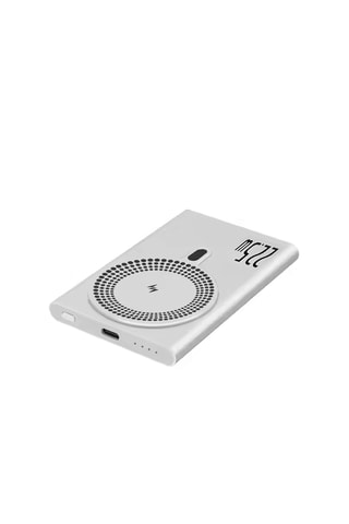 Bateria externa 5000 mAh - Prateado