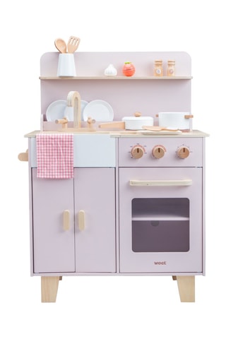 Kitchenette avec accessoires en bois - Dès 3 ans