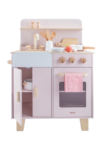 Kitchenette avec accessoires en bois - Dès 3 ans