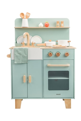Kitchenette avec accessoires en bois - Dès 3 ans