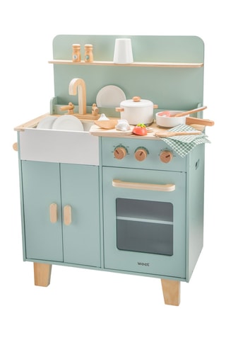 Kitchenette avec accessoires en bois - Dès 3 ans