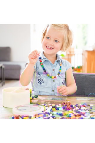 Boîte de perles en bois -  Dès 3 ans