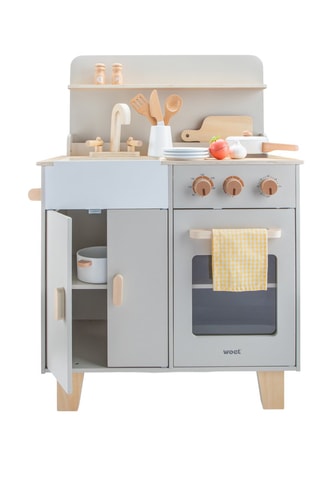 Kitchenette avec accessoires en bois - Dès 3 ans