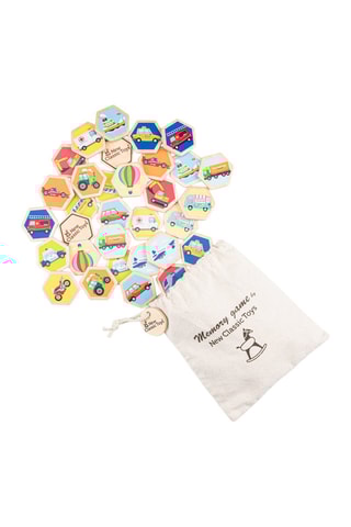 Mémory véhicules en bois - Dès 3 ans