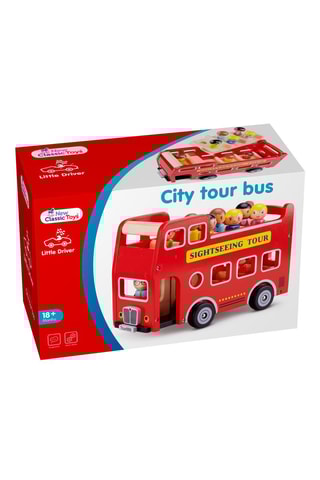 City tour bus en bois -  Dès 18 mois