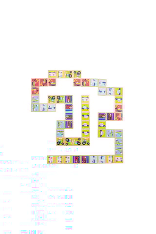 Dominos véhicules en bois - Dès 3 ans