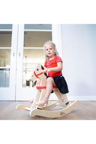 Cheval à bascule en bois - Dès 1 an