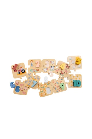 Puzzle Ferme en bois - Dès 24 mois