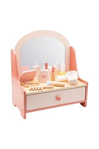 Coiffeuse et accessoires beauté en bois - 8 pièces - Dès 3 ans