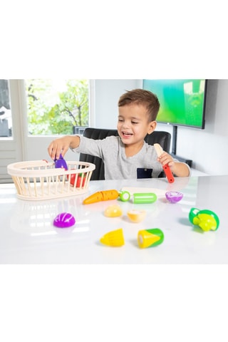 Panier de légumes en bois - Dès 2 ans