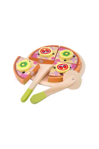 Pizza à découper en bois - Dès 2 ans