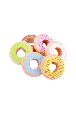 6 donuts en bois - Dès 2 ans