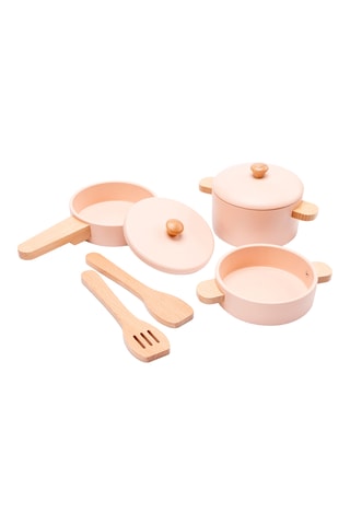 Batterie de cuisine en bois - Dès 2 ans