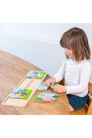 Puzzle de la ferme en bois - Dès 2 ans