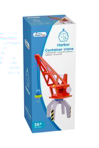 Porte-conteneurs grue en bois - Dès 3 ans