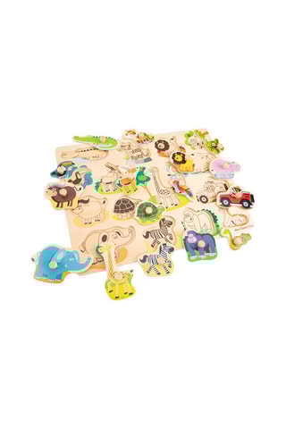 Puzzle en bois Safari - 16 pièces - Dès 2 ans