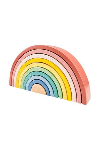 Arc-en-ciel en bois - 10 pièces - Dès 12 mois