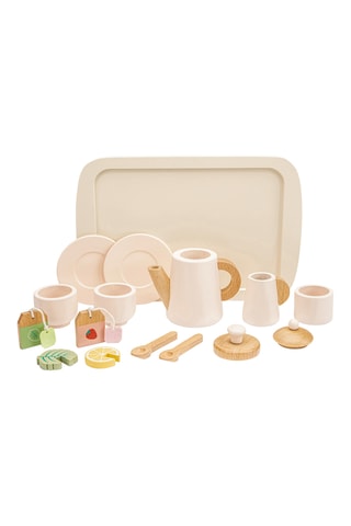 Service à thé en bois - Dès 2 ans