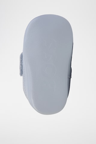 Chaussons en cuir - Bleu clair - Hugo Boss