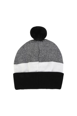 Bonnet à pompons - Noir - Hugo Boss