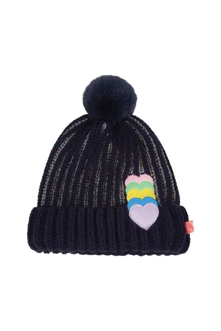 Bonnet à pompon - Bleu marine - Billieblush