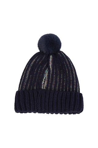 Bonnet à pompon - Bleu marine - Billieblush