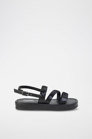 Sandales en cuir - Noir - Karl Lagerfeld