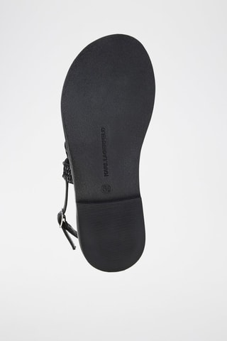 Sandales en cuir - Noir - Karl Lagerfeld