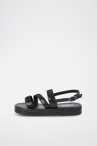 Sandales en cuir - Noir - Karl Lagerfeld