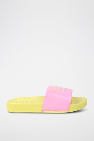 Claquettes - Jaune et rose - Billieblush