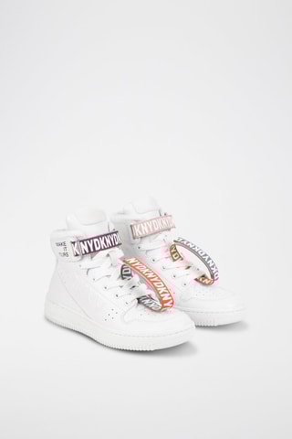 Baskets en cuir - Blanc - DKNY