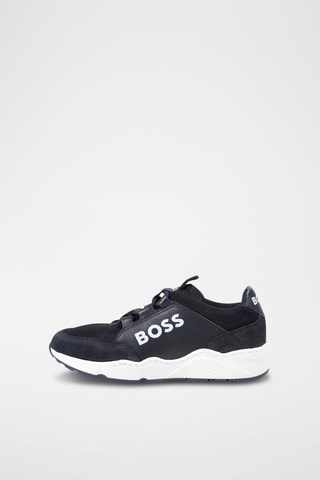 Baskets en cuir - Bleu marine - Boss