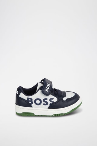 Baskets en cuir - Bleu marine - Boss