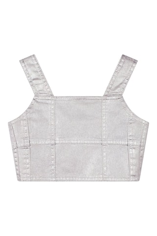 Débardeur court en jean - Gris - Marc Jacobs