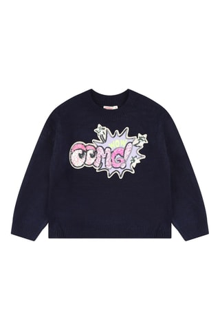 Pull - Bleu marine - Billieblush