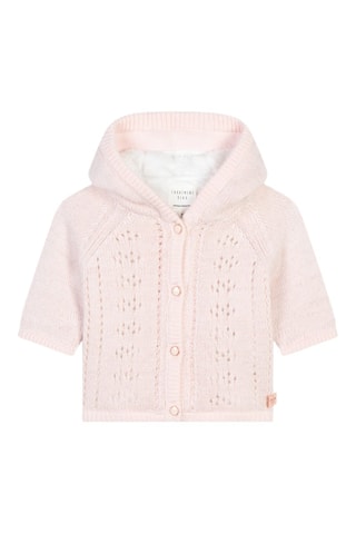 Gilet en coton biologique et laine - Rose poudré - Carrément Beau