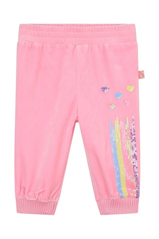 Jogging en velours - Rose - Billieblush