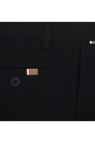 Pantalon en laine - Bleu marine - Boss