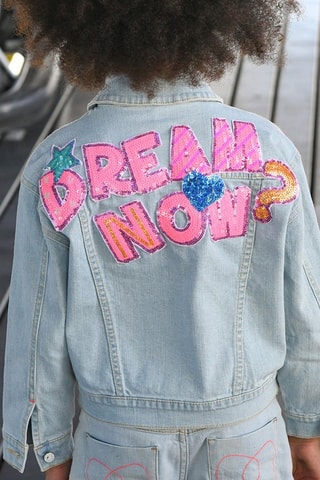 Veste en jean - Bleu - Billieblush