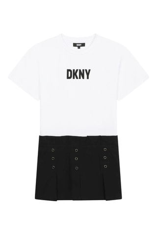 Vestido corto - Blanco - DKNY