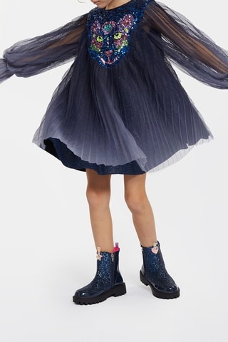 Robe - Bleu marine - Billieblush